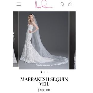 NEW Blush by Hayley Paige Marrakesh Veil Cathedral